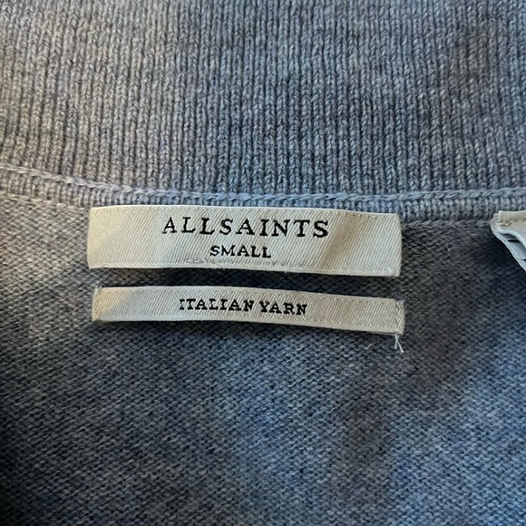 AllSaints Ollar cashmere polo sweater - Picture 5 of 9